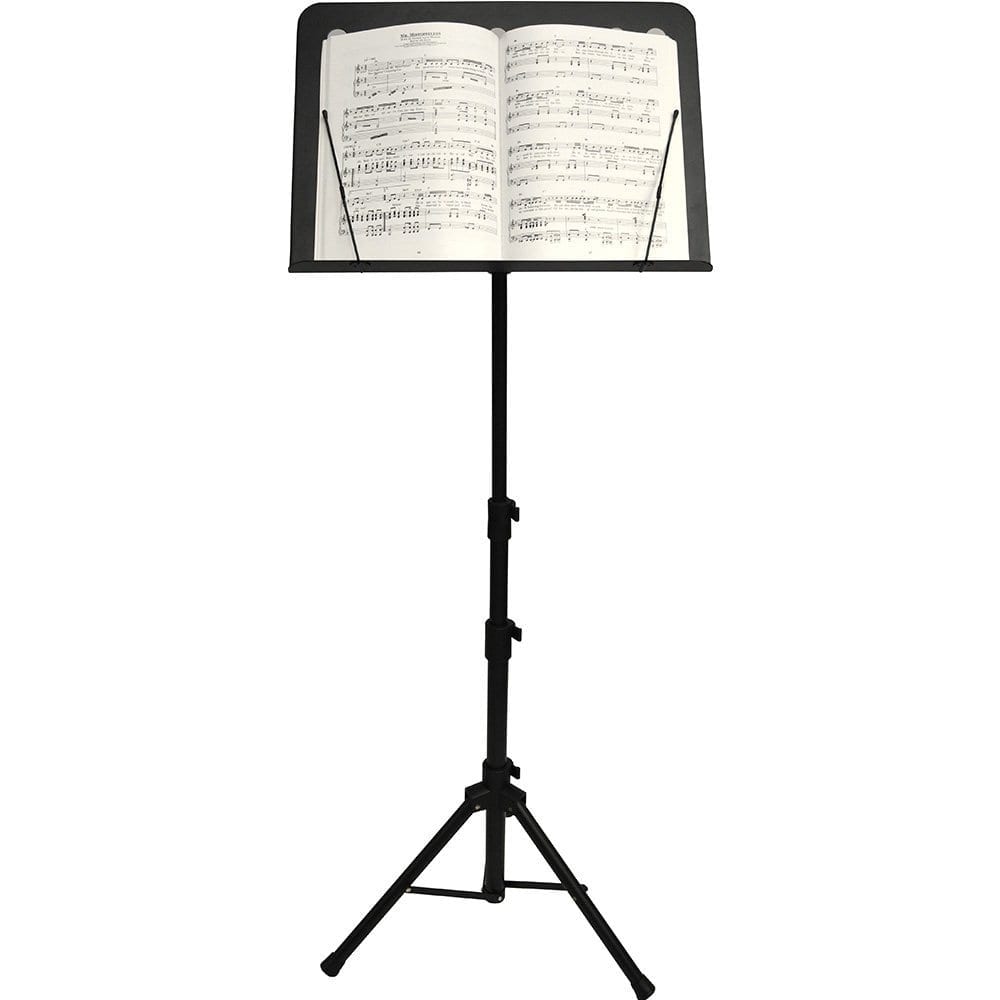 Frederick Grip & Go HD Music Stand - Perforated Steel - Satin Black