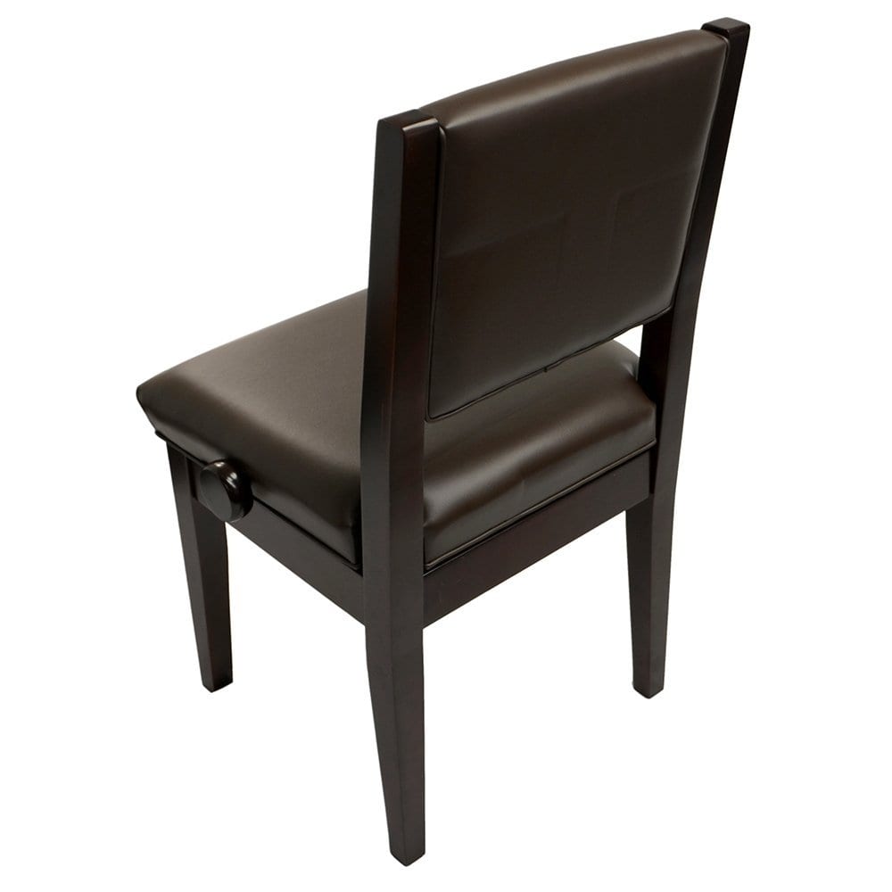 Frederick Studio Padded Adjustable Piano Chair - Mahogany