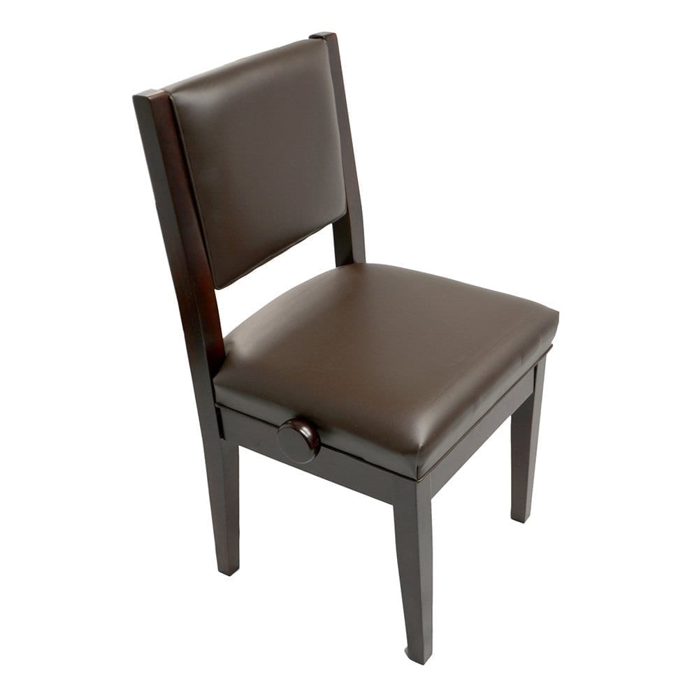 Frederick Studio Padded Adjustable Piano Chair - Mahogany