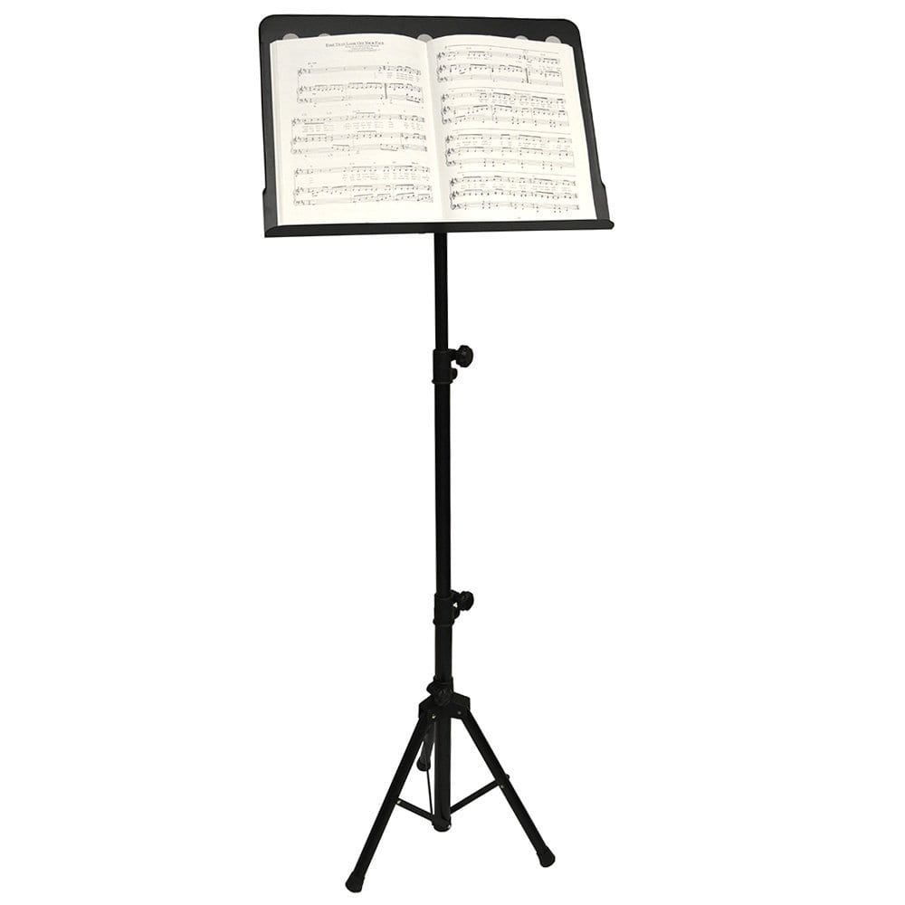 Frederick Grip & Go HD Music Stand - Perforated Steel - Satin Black