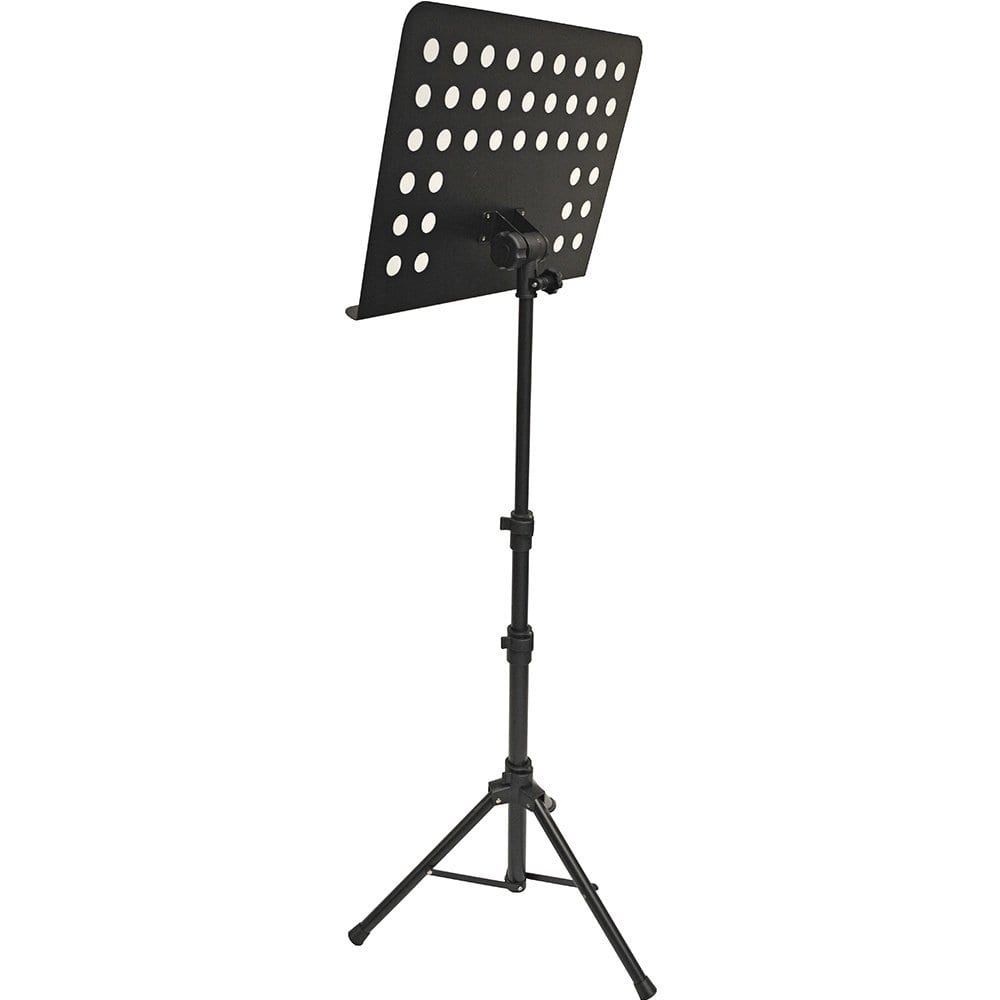 Frederick Grip & Go HD Music Stand - Perforated Steel - Satin Black